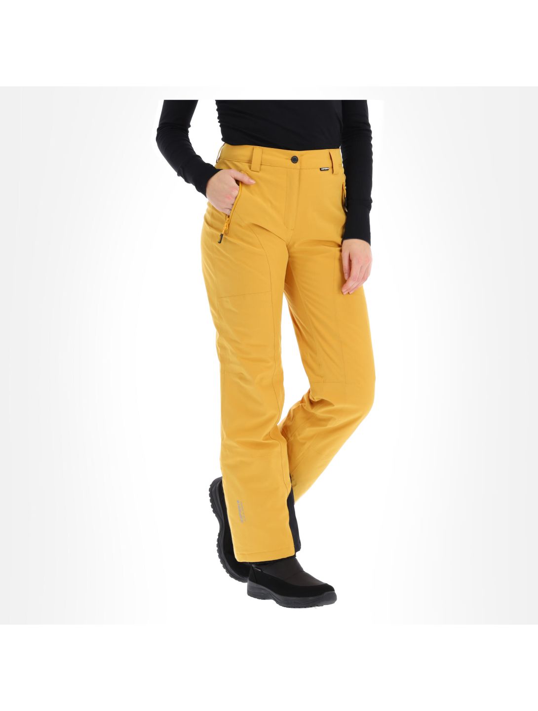 Icepeak, Freyung Skihose slim fit Damen fudge braun