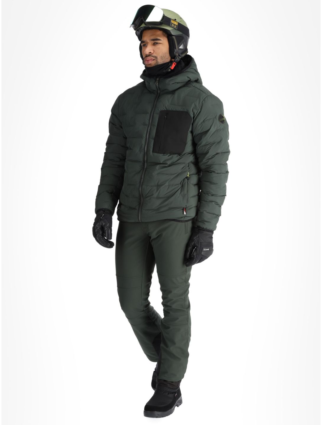 Icepeak, Frontier Skijacke Herren Dark Olive grün 