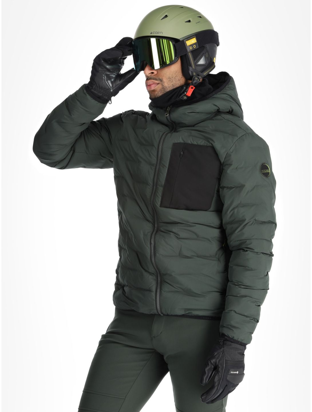 Icepeak, Frontier Skijacke Herren Dark Olive grün 