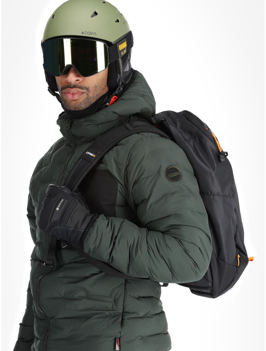 Icepeak, Frontier Skijacke Herren Dark Olive grün 