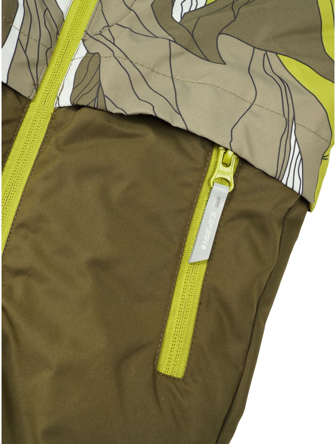 Icepeak, Jizan Kd Skianzug Kinder Dark Olive grün 