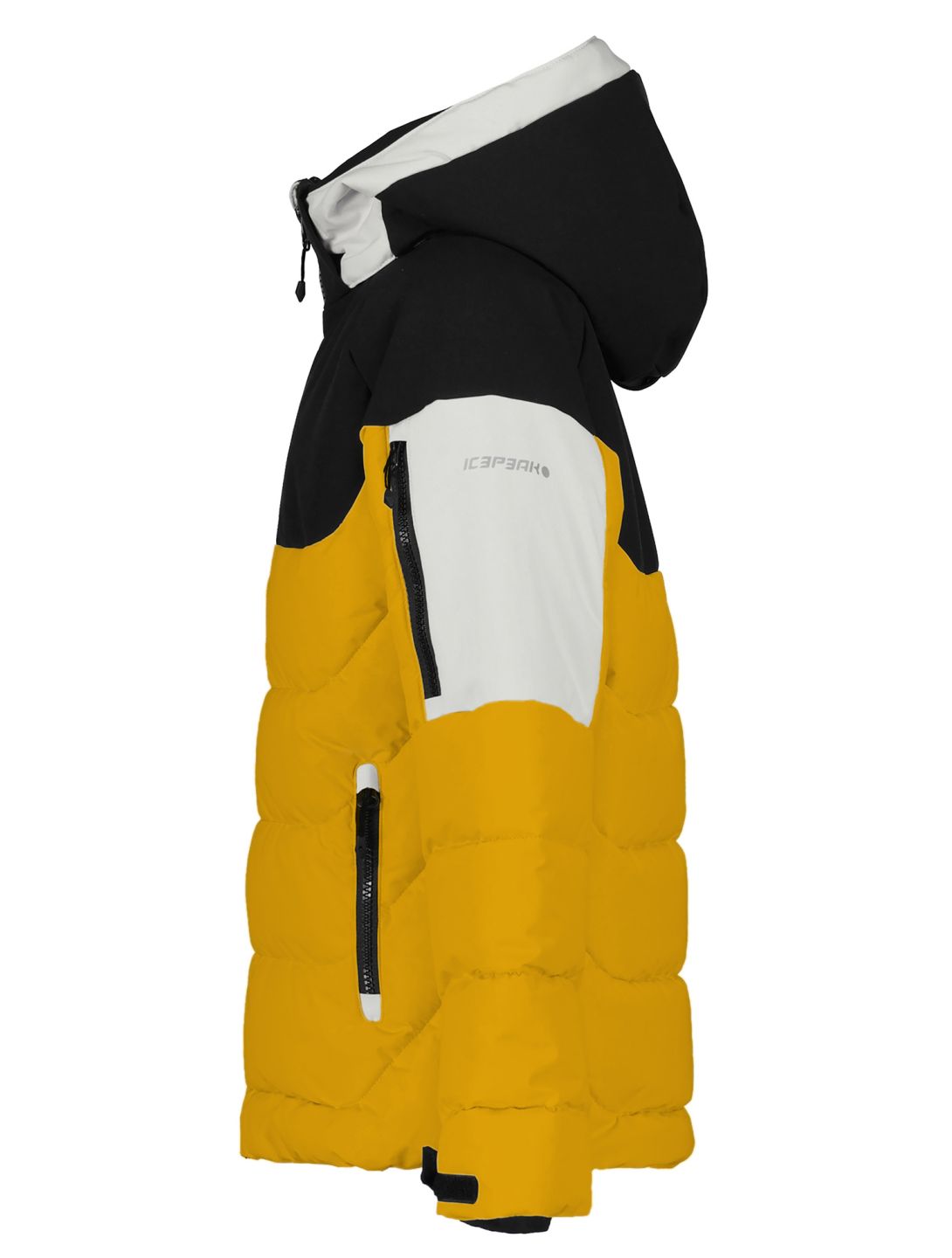 Icepeak, Latta Jr Skijacke Kinder Yellow gelb, schwarz 