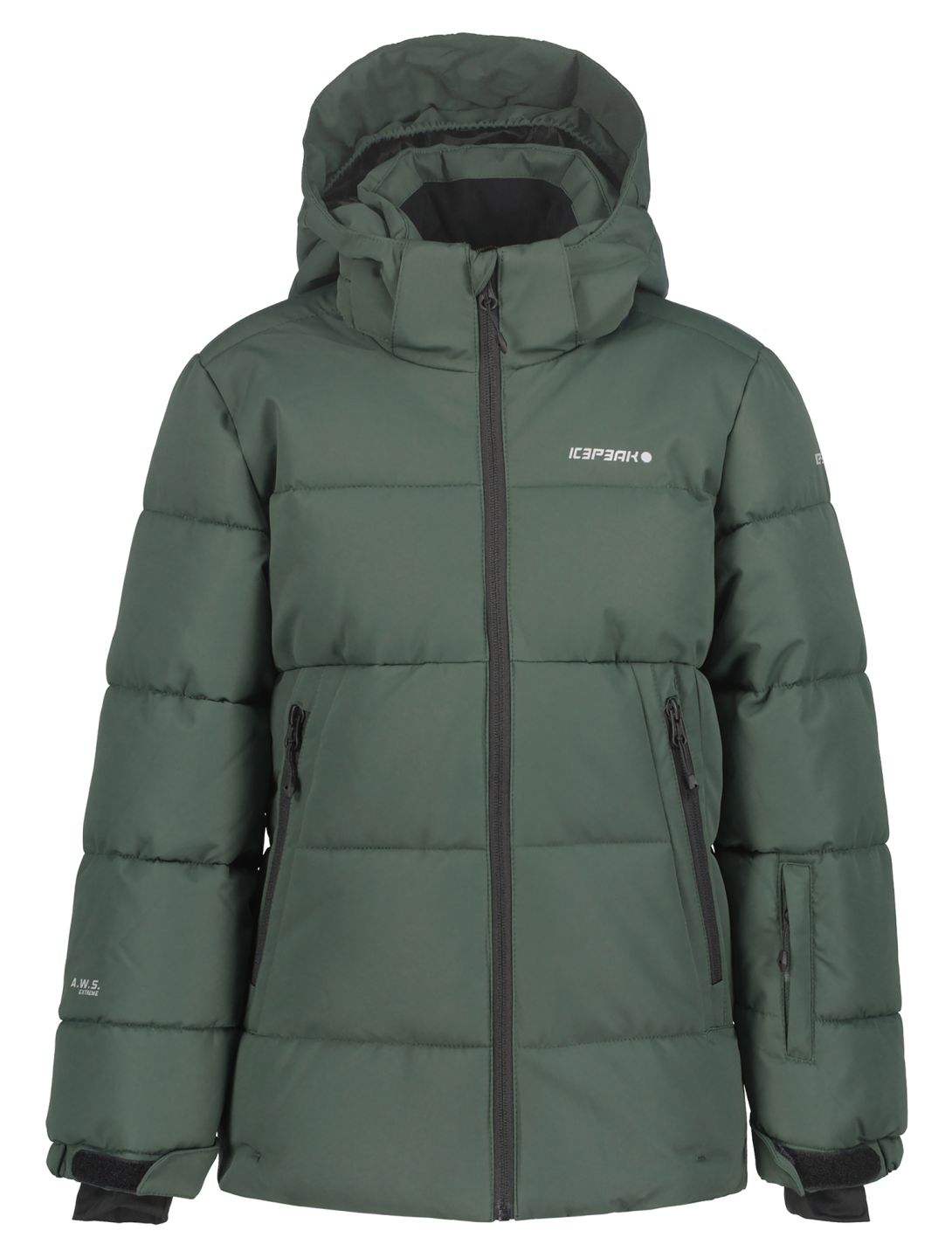 Icepeak, Louin JR Skijacke Kinder Dark Olive grün 