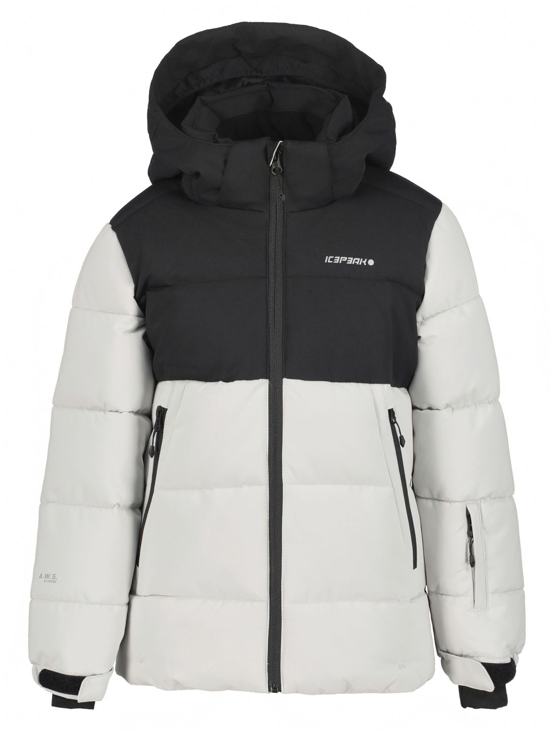 Icepeak, Louin JR Skijacke Kinder Light Grey grau 