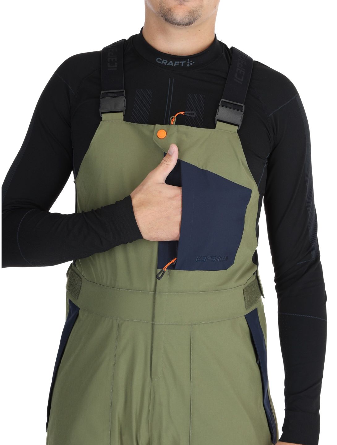 Icepeak, Yuichi Skihose Herren Olive grün 