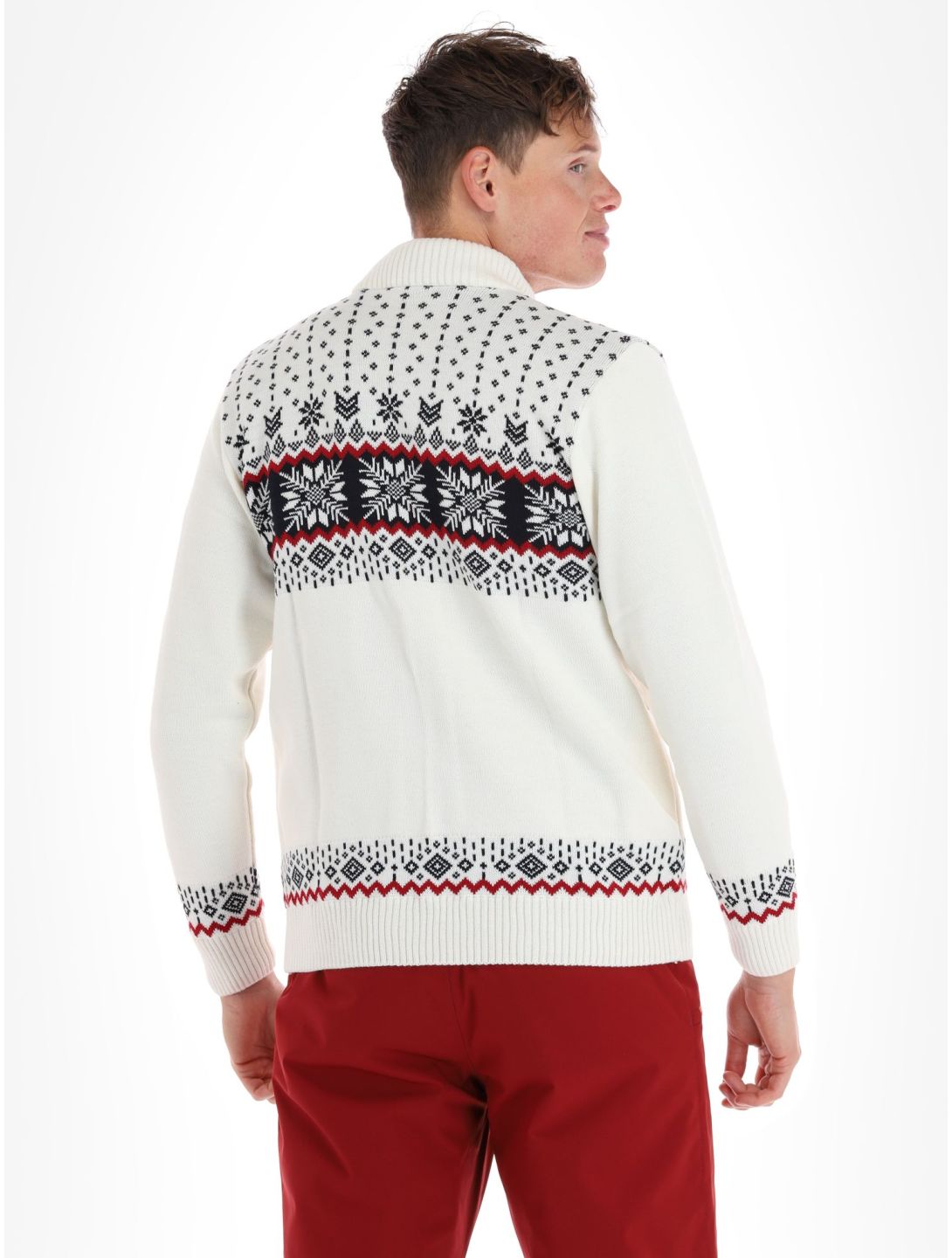 Kama, Merino sweater 3054 Jacke Herren Off White weiß 