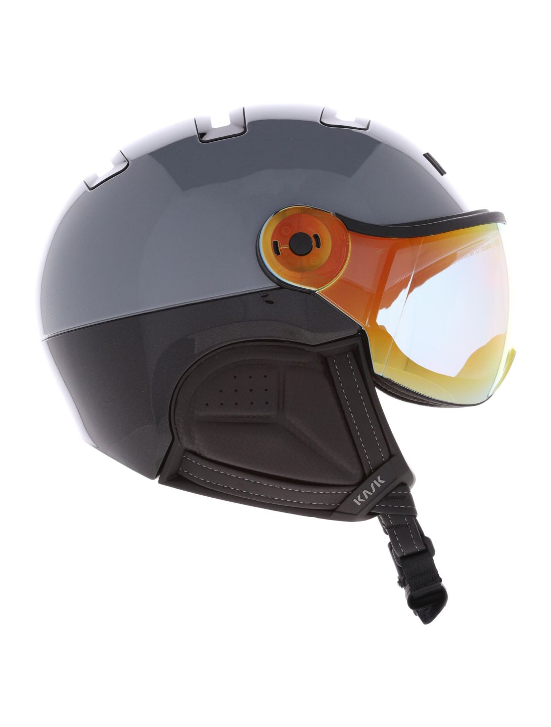 Kask, Piuma R Montecarlo Skihelm mit Visier Unisex Grey grau 