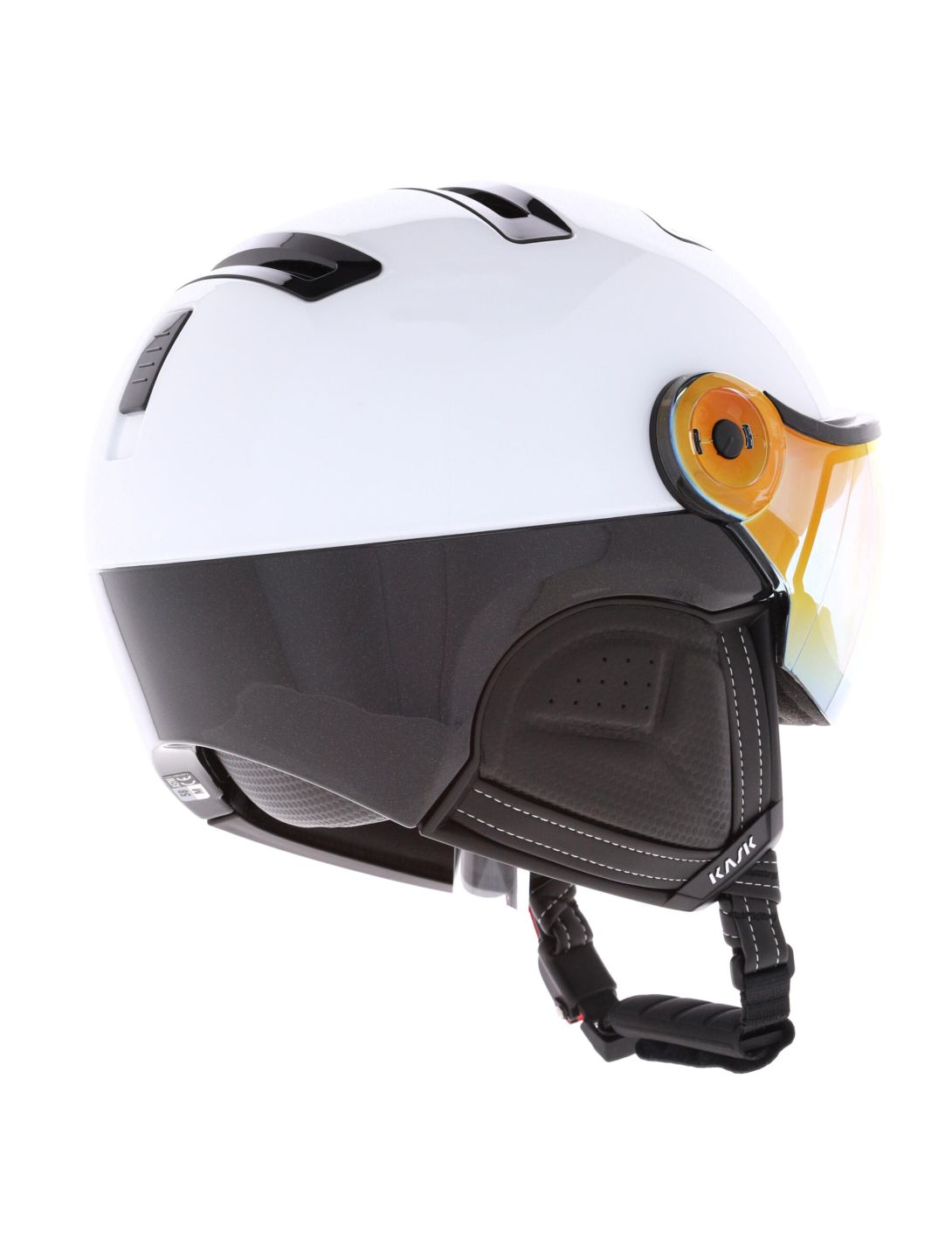 Kask, Piuma R Montecarlo Skihelm mit Visier Unisex White weiß 