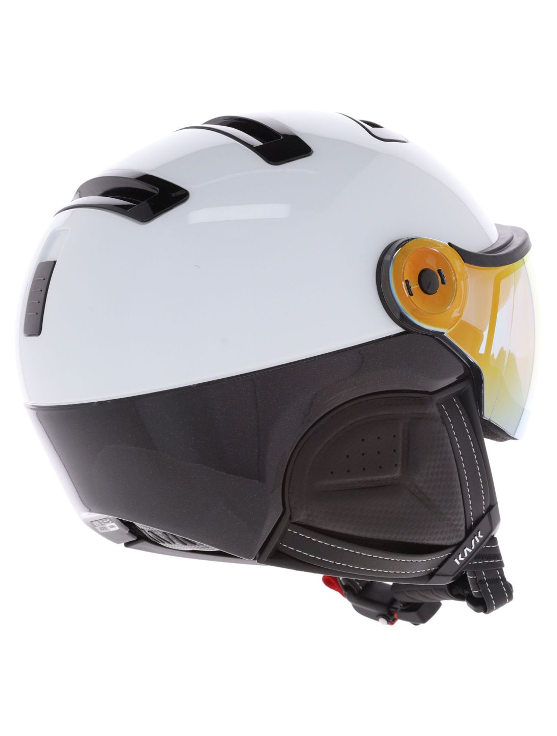 Kask, Piuma-R Montecarlo Skihelm mit Visier Unisex White weiß 