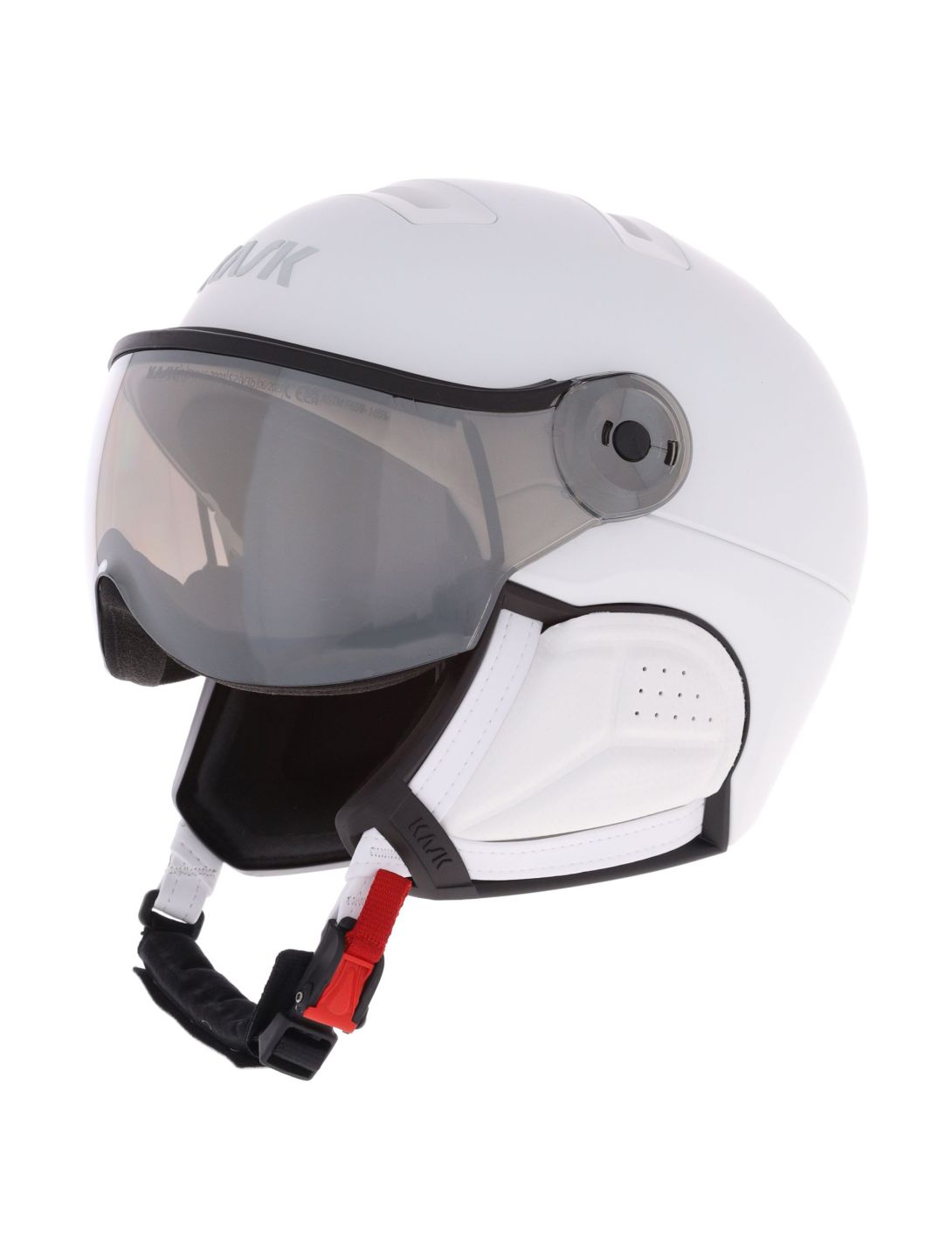 Kask, Piuma-R Shadow Visor Skihelm mit Visier Unisex White weiß 