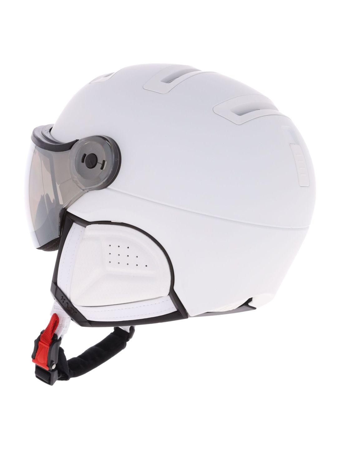 Kask, Piuma-R Shadow Visor Skihelm mit Visier Unisex White weiß 