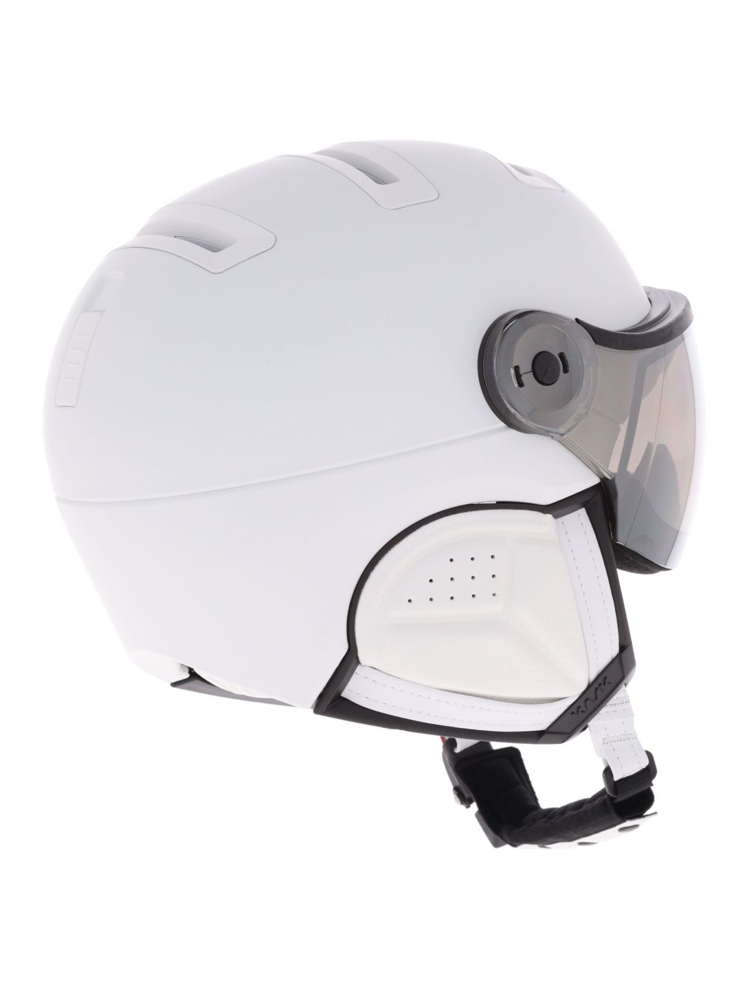 Kask, Piuma-R Shadow Visor Skihelm mit Visier Unisex White weiß 