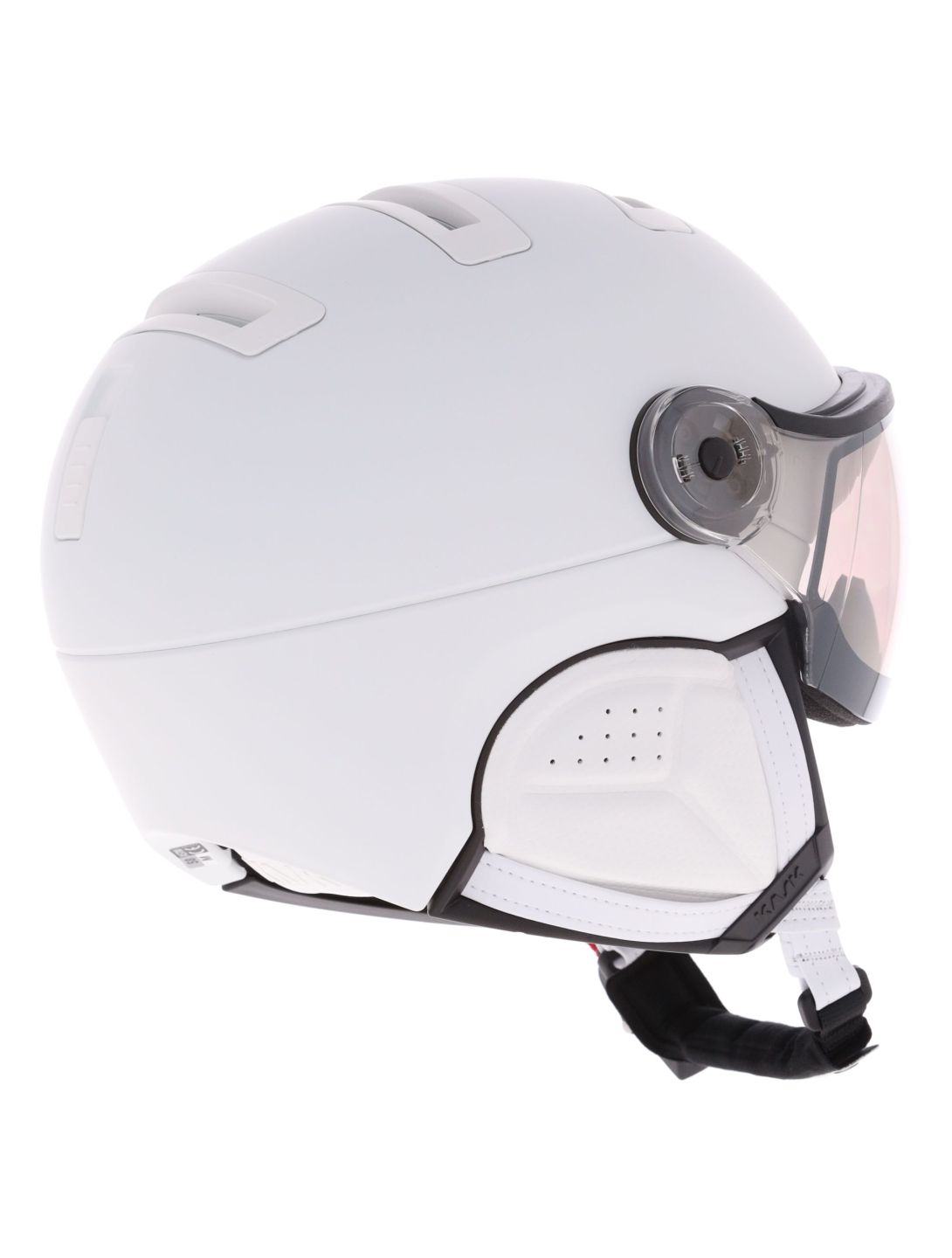 Kask, Piuma-R Shadow Visor Skihelm mit Visier Unisex White weiß 