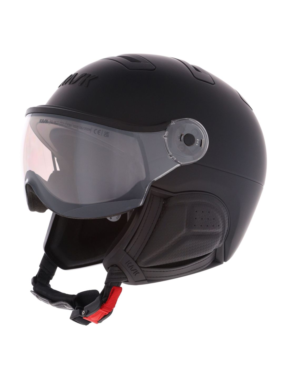 Kask, Piuma-R Shadow Visor Skihelm mit Visier Unisex Black schwarz 