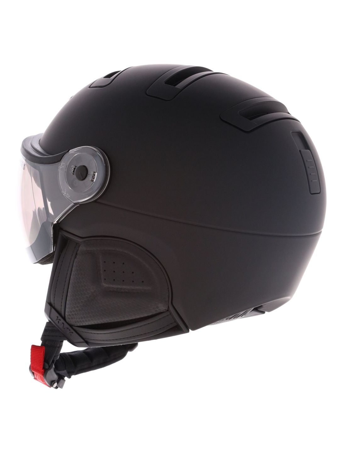 Kask, Piuma-R Shadow Visor Skihelm mit Visier Unisex Black schwarz 