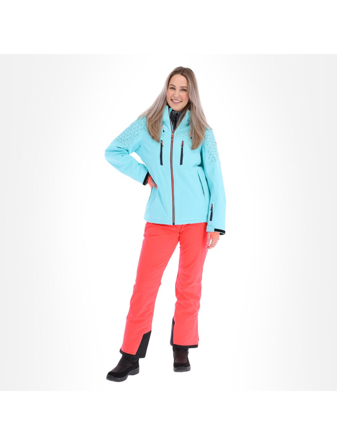 Killtec, Savognin Wmn Ski Jckt B Skijacke Damen aqua blau