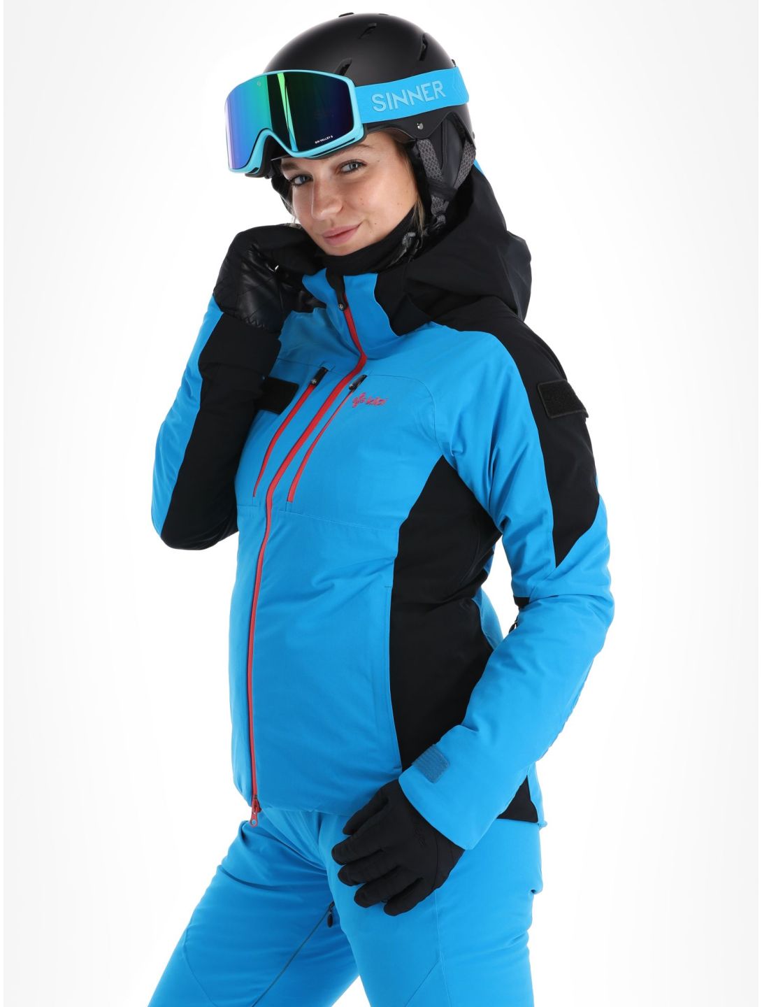 Kilpi, Dexen-W Skijacke Übergröße Damen Blue blau, schwarz 