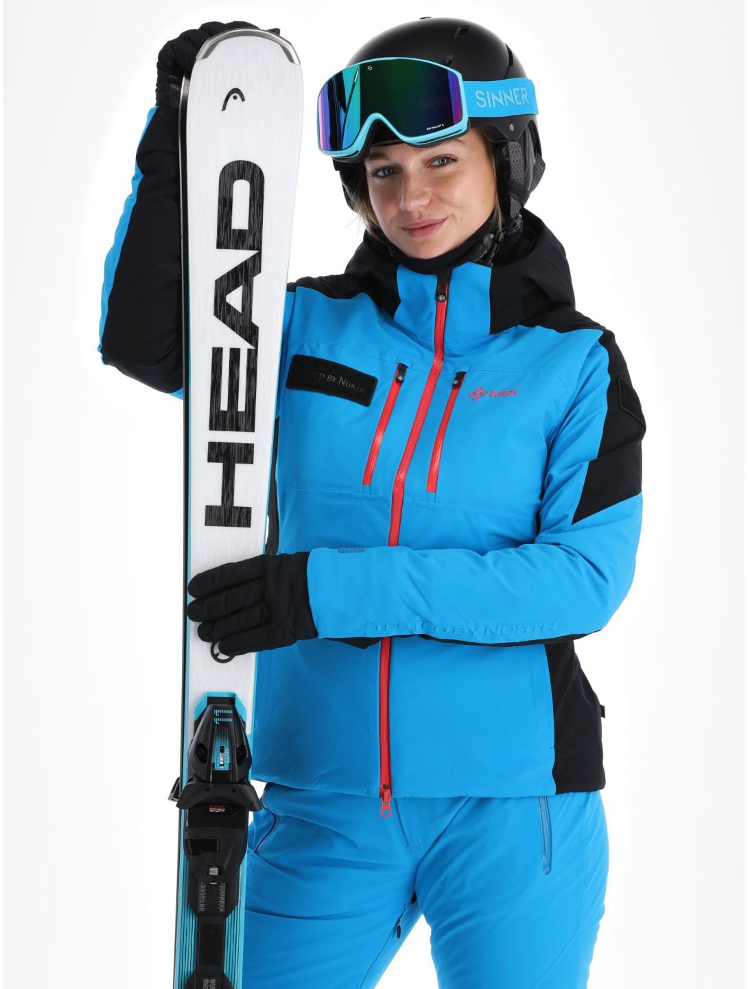 Kilpi, Dexen-W Skijacke Übergröße Damen Blue blau, schwarz 