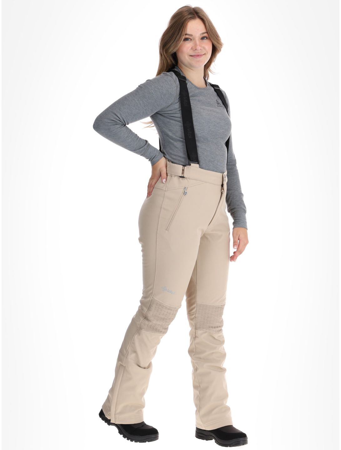 Kilpi, DIONE Softshell Skihose Damen Beige beige 