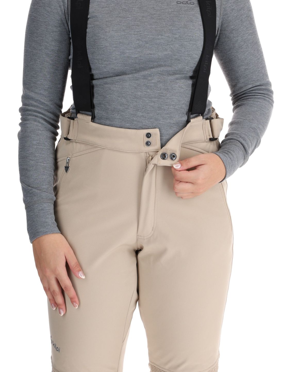 Kilpi, DIONE Softshell Skihose Damen Beige beige 