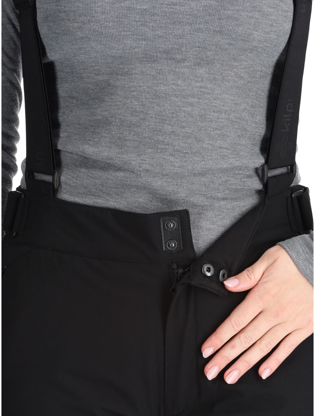 Kilpi, ELARE Skihose Damen Black schwarz 