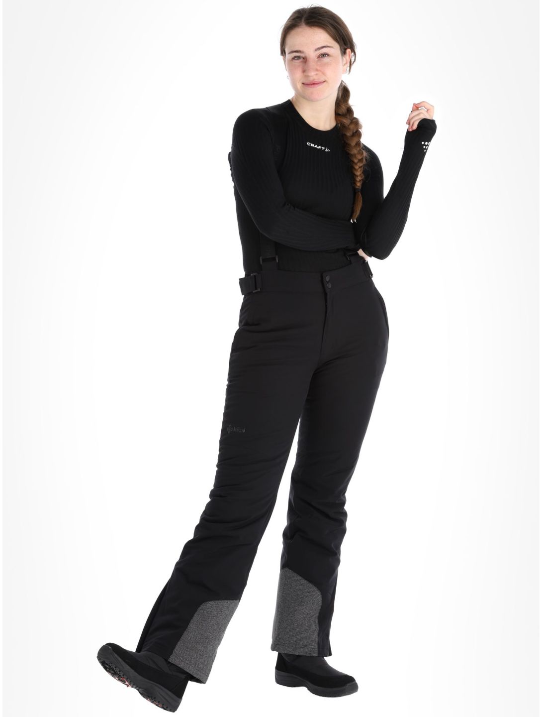 Kilpi, Elare-W Skihose Damen Black schwarz 