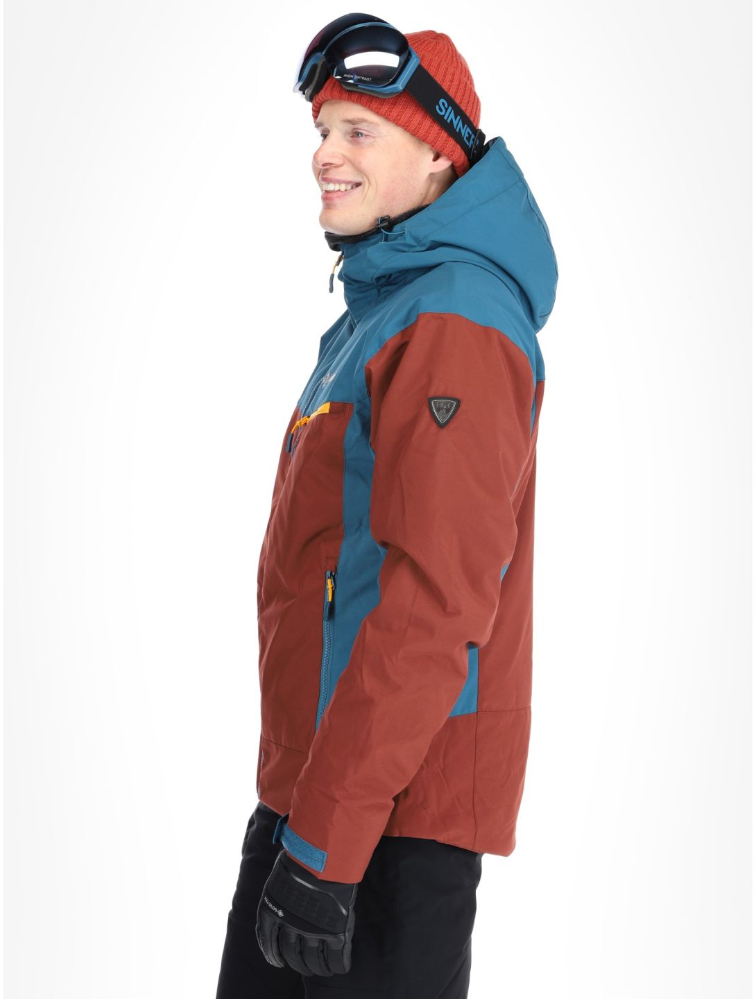 Kilpi, FLIP Skijacke Herren Dark Red blau, rot 