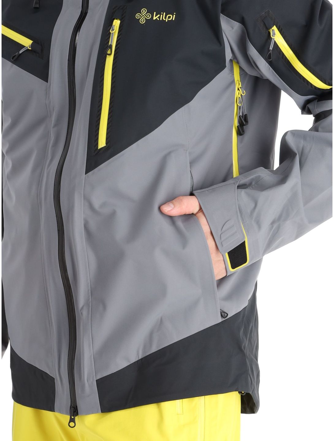 Kilpi, Hastar-M Hardshell Skijacke Herren Grey grau 