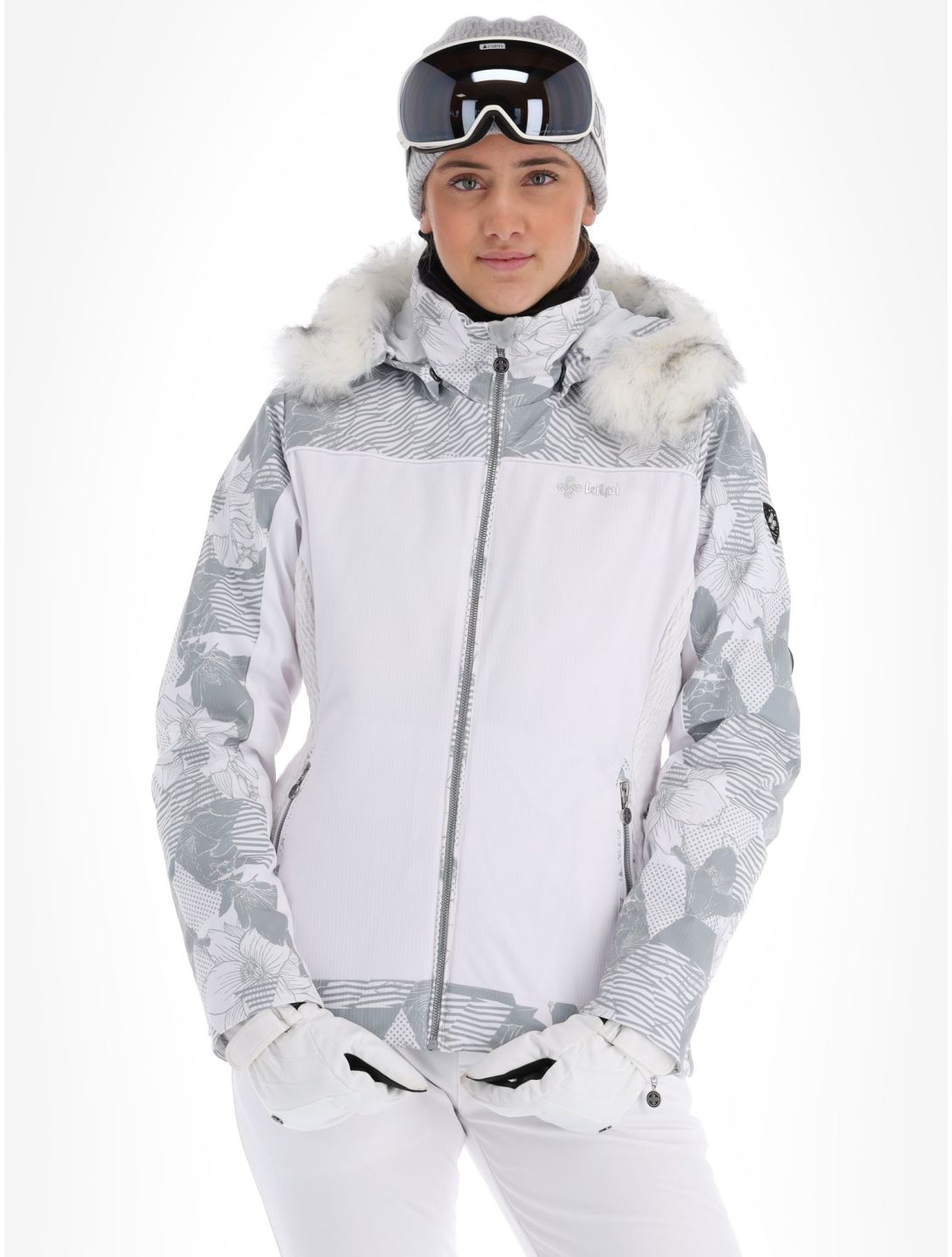 Kilpi, Lena-W Skijacke beheiztes Modell Damen White weiß 