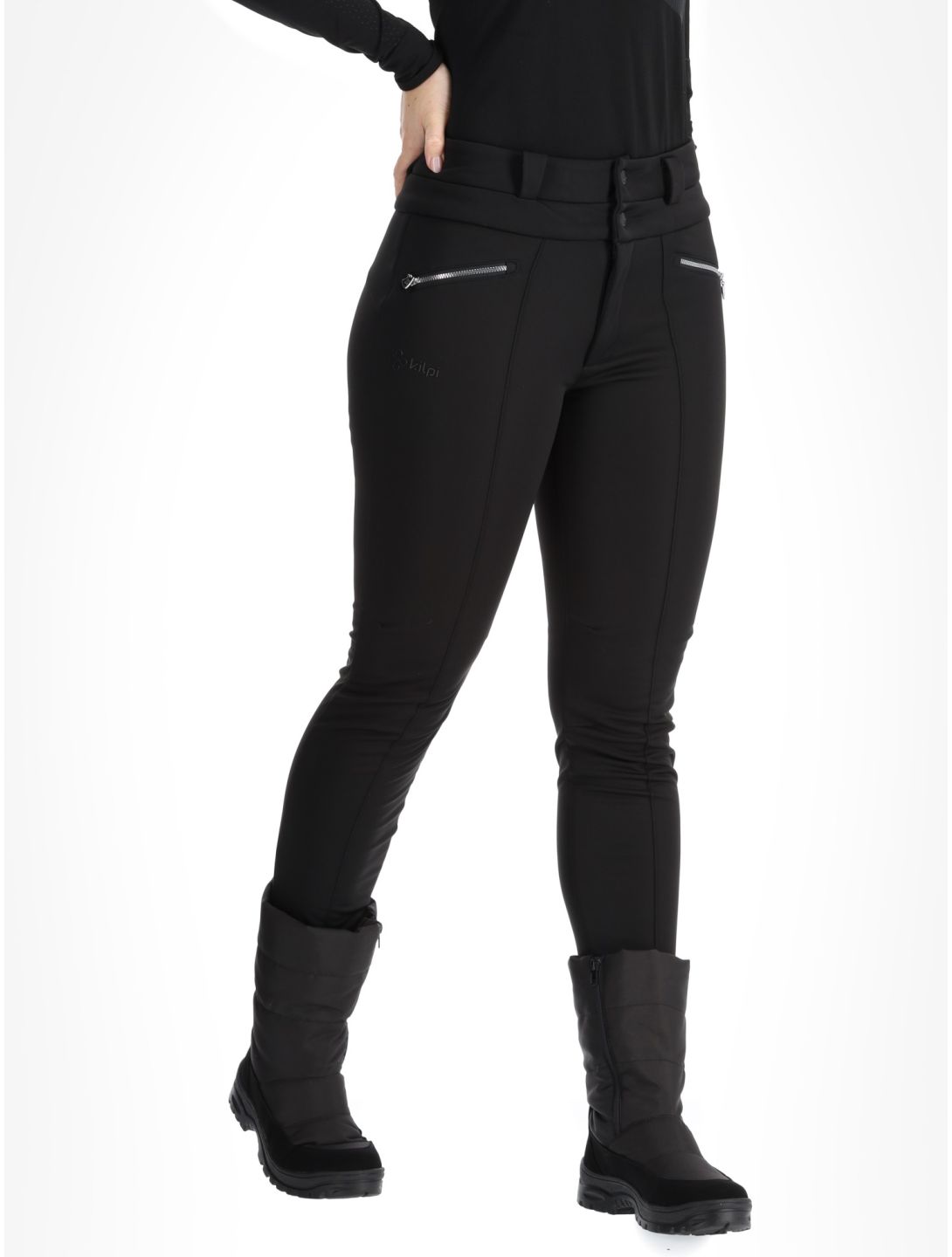 Kilpi, MAURA Skileggings Damen Black schwarz 