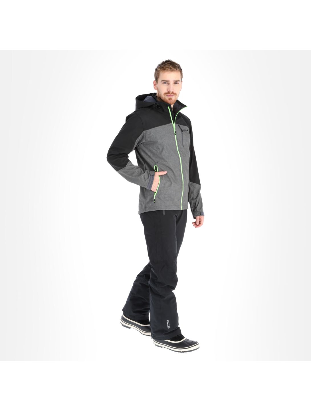 Kilpi, Milo-M Softshell Skijacke Herren dark grau 