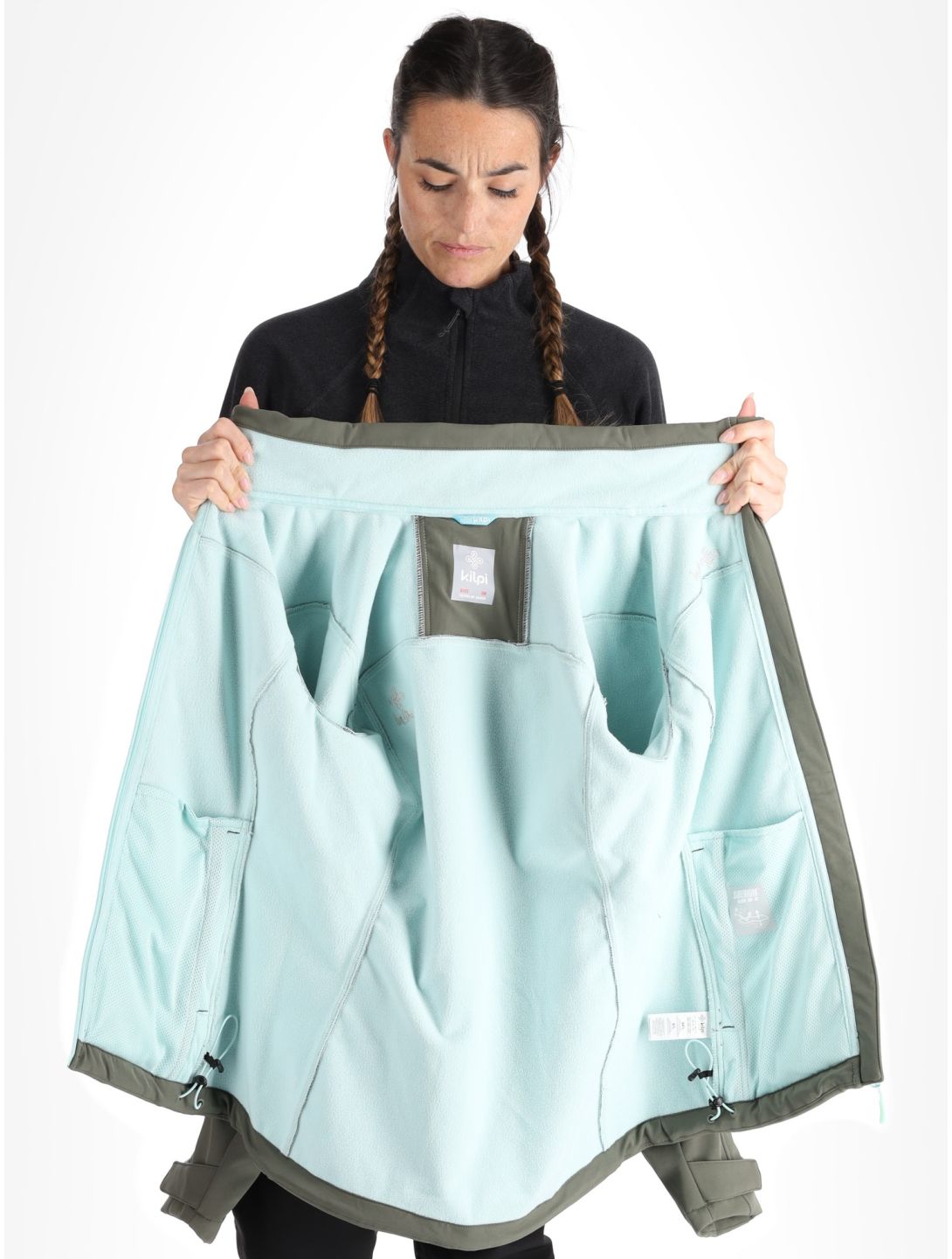 Kilpi, Ravia Softshell Skijacke Damen Dark Green grün 