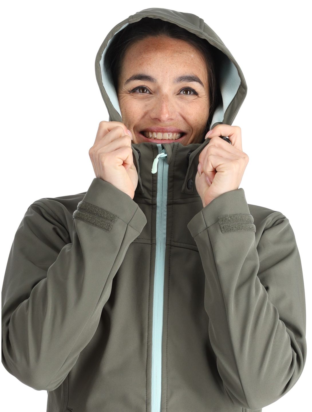 Kilpi, Ravia Softshell Skijacke Damen Dark Green grün 