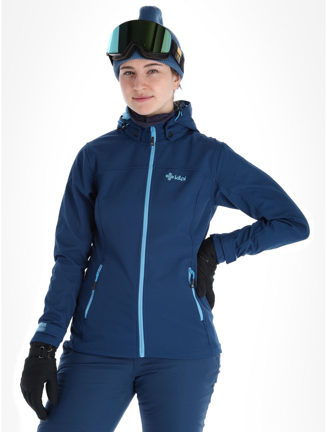 Kilpi, Ravia-W Softshell Skijacke Damen Dark Blue blau 