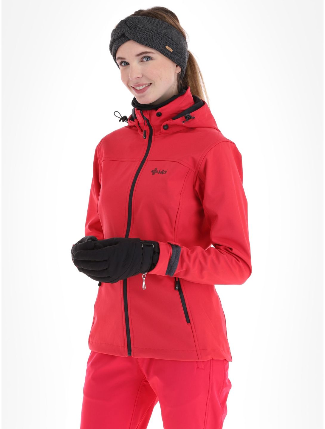 Kilpi, Ravia-w Softshell Skijacke Übergröße Damen Pink rosa 