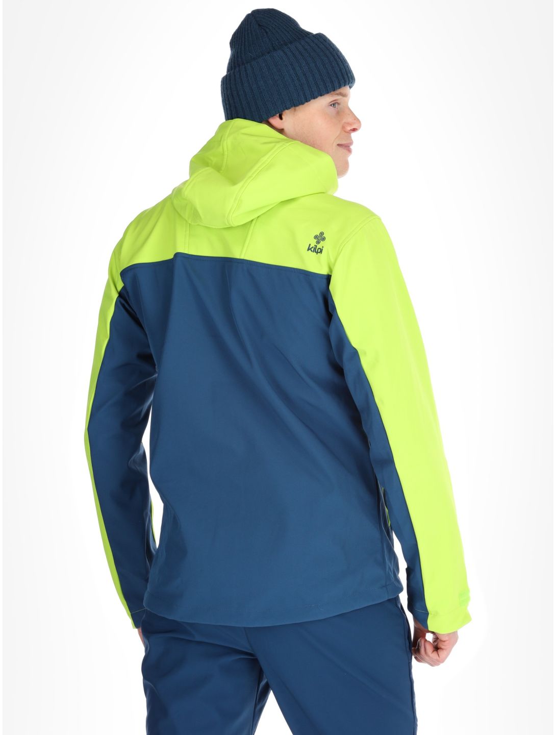 Kilpi, RAVIO Softshell Skijacke Herren Lime Green blau, grün 