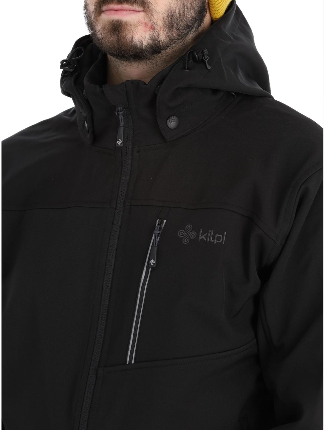 Kilpi, Ravio-m Softshell Skijacke Übergröße Herren Black schwarz 