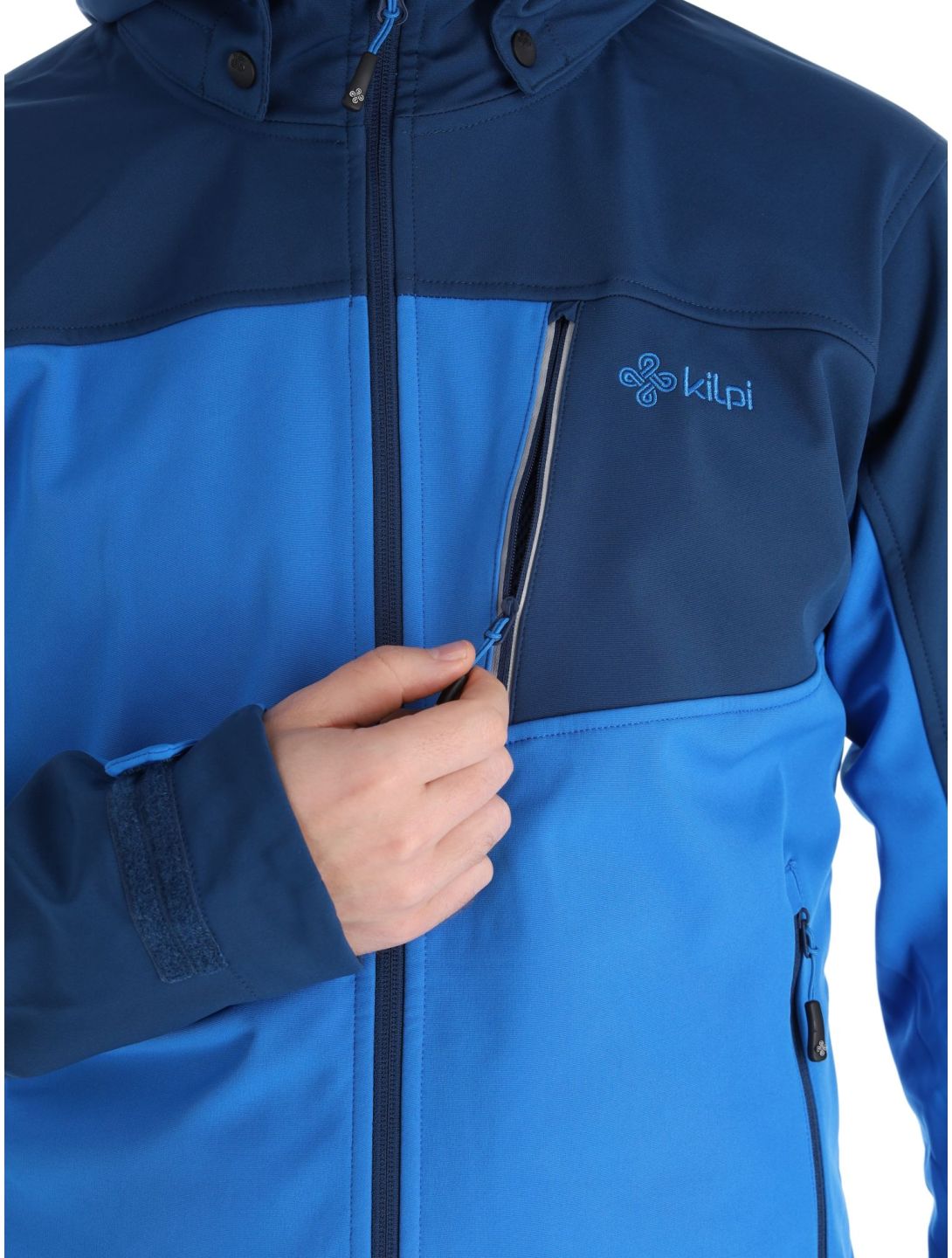 Kilpi, Ravio-m Softshell Skijacke Übergröße Herren Blue blau 