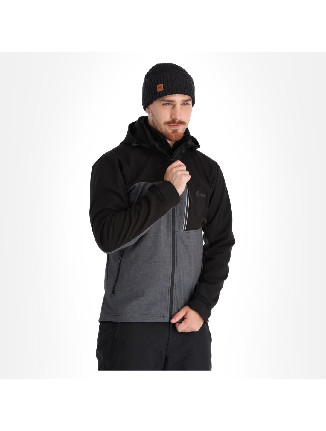 Kilpi, Ravio-M Softshell Skijacke Herren dark grau 