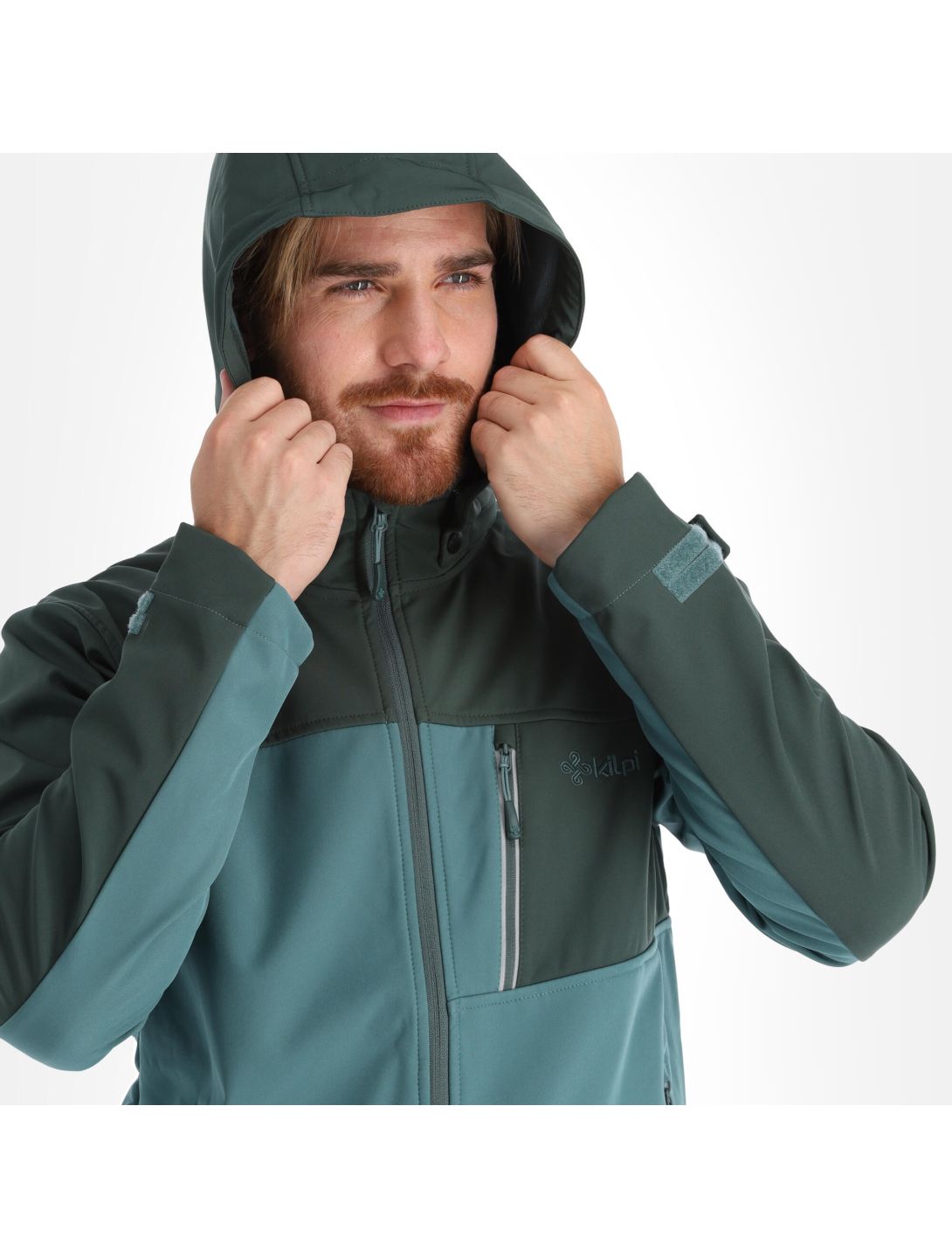 Kilpi, Ravio-M Softshell Skijacke Herren dark grün 