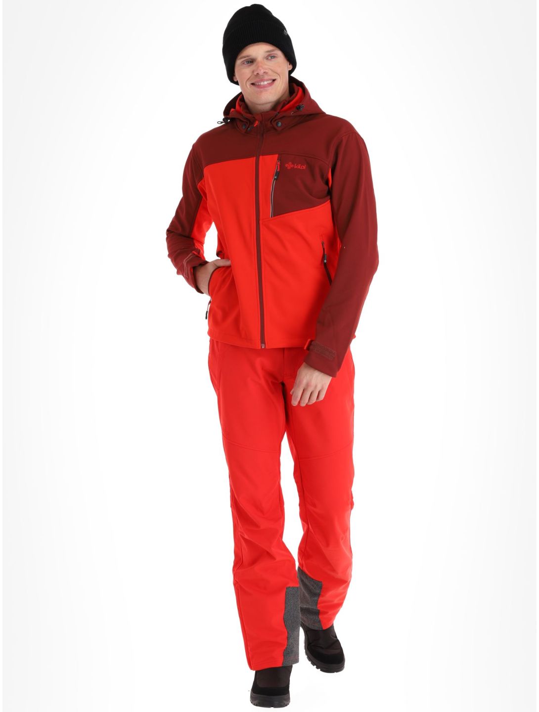 Kilpi, Ravio-M Softshell Skijacke Herren Red rot 