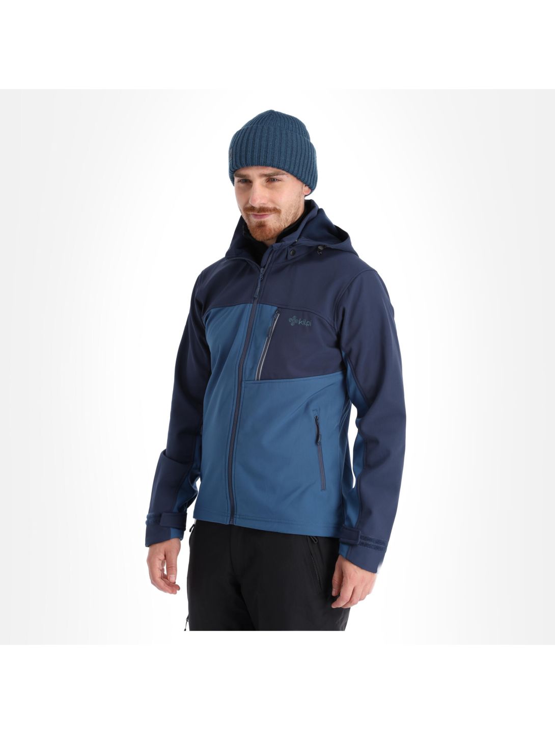 Kilpi, Ravio-M Softshell Skijacke Übergröße Herren dark blau 