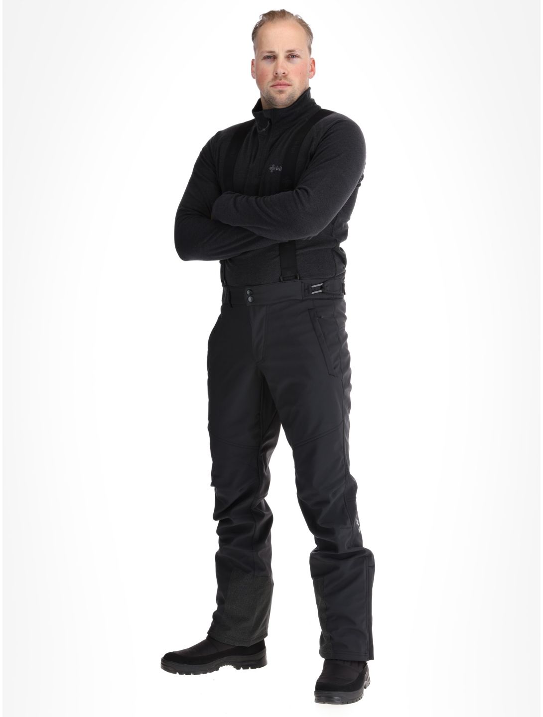 Kilpi, RHEA Softshell Skihose Herren Black schwarz 