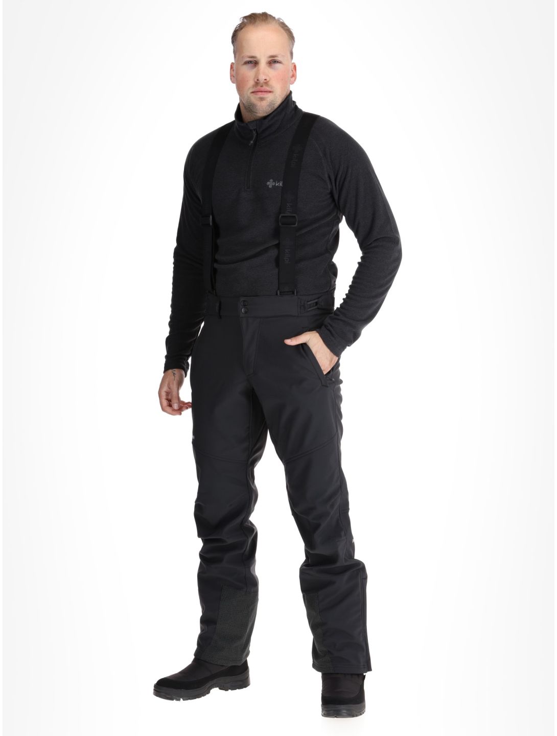 Kilpi, RHEA Softshell Skihose Herren Black schwarz 