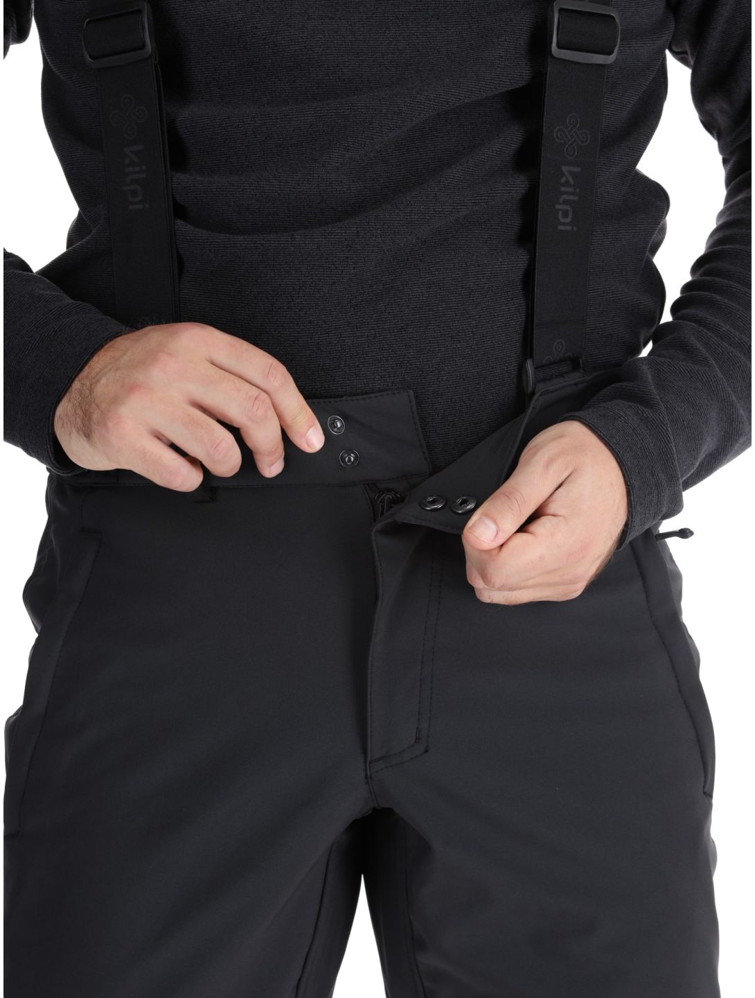 Kilpi, RHEA Softshell Skihose Herren Black schwarz 