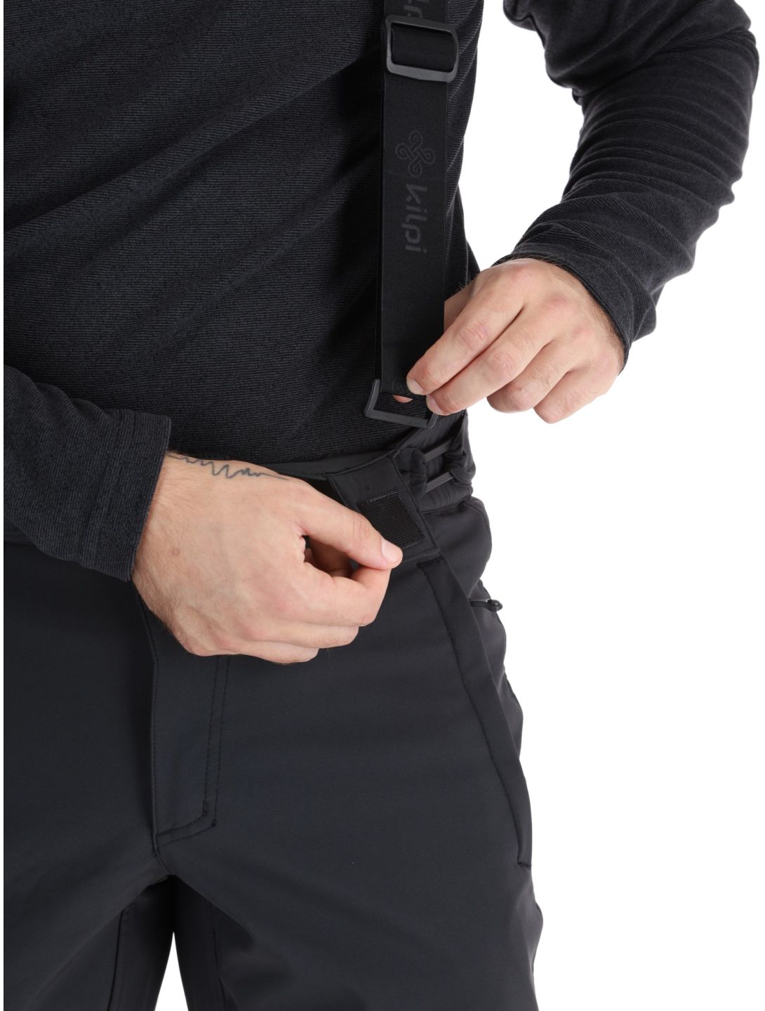 Kilpi, RHEA Softshell Skihose Herren Black schwarz 