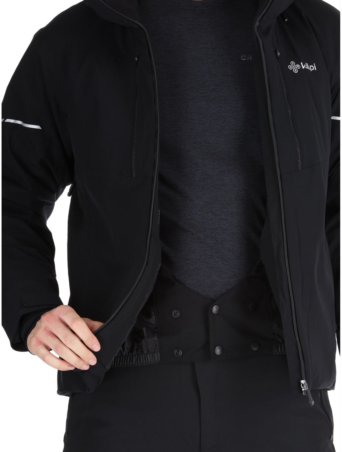 Kilpi, Tonnsi Skijacke Herren Black schwarz 