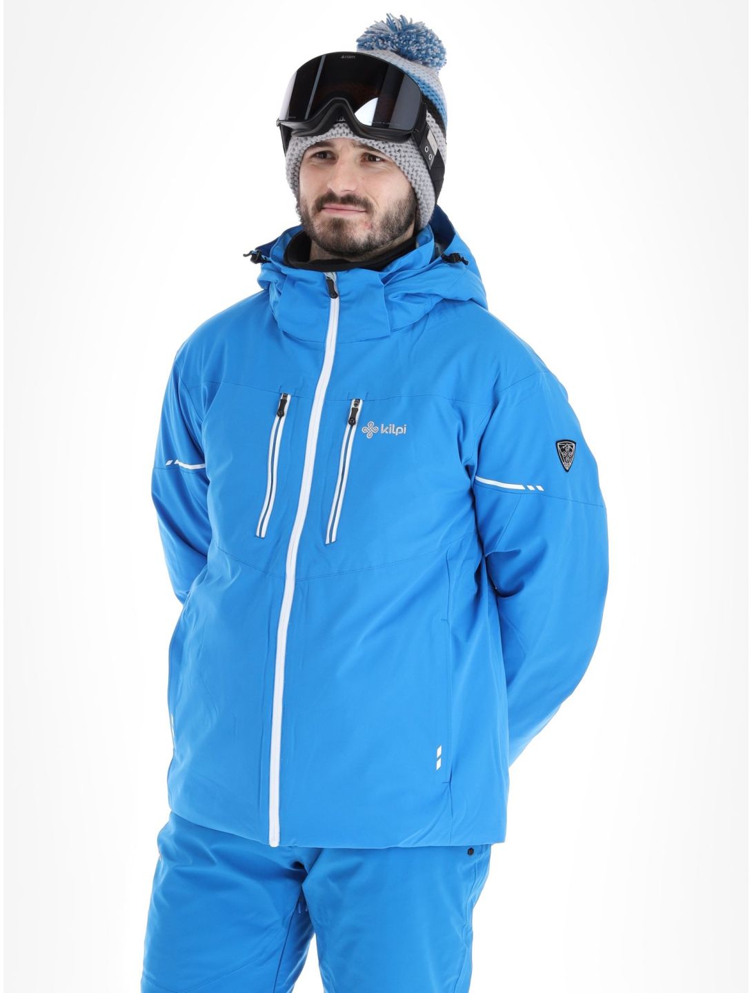 Kilpi, Tonnsi-m Skijacke Übergröße Herren Blue blau 