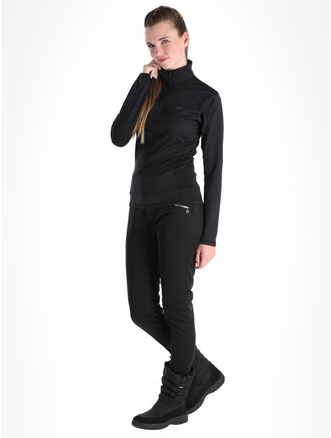 Kilpi, Willie-W Pullover Damen Black schwarz 