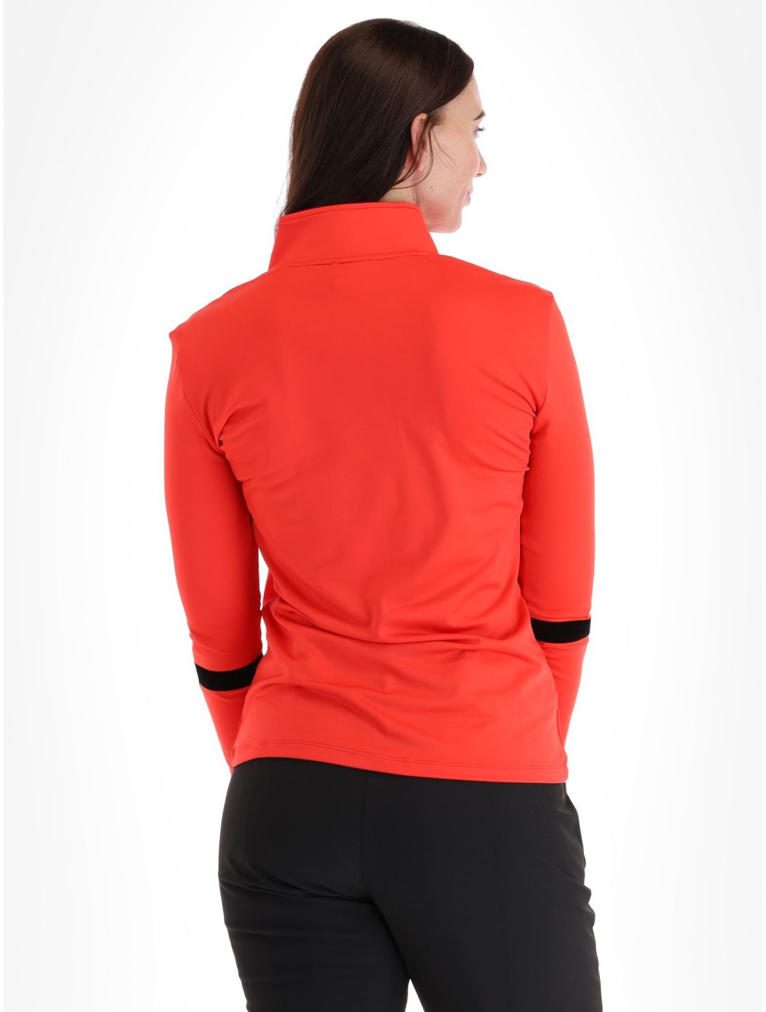 Kou Sportswear, Basic Flock Pullover Damen Red rot 